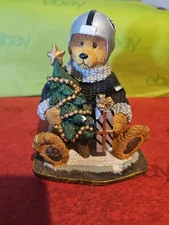 The Memory Company Football Bear Raiders Christmas Bear Holiday NM/MINT