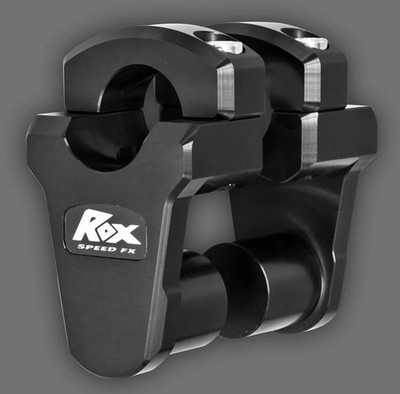 Rox Risers - Pivoting 2'' Rise For 28Mm Handlebars (Fatbars) - BLACK