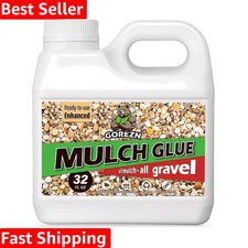 Mulch Glue for Landscaping, 32 OZ Rock Glue for Pea Gravel, Pebbles, Wood and...