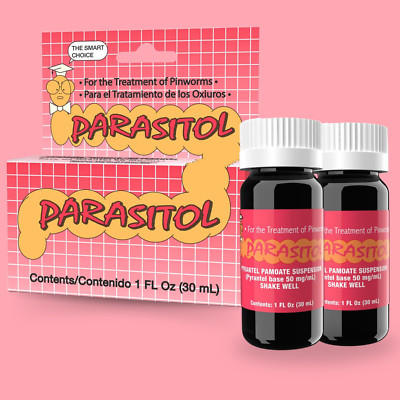 Menper Parasitol Liquid Formula  Digestive Wellness Support, 1 fl oz (2-Pack)