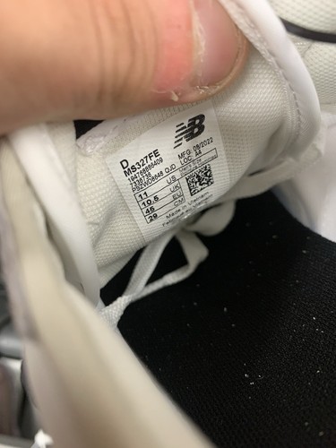 New Balance 327 Sea Salt Men's Size 11 White Black Athletic Shoes MS327FE New - 第 9/9 張圖片