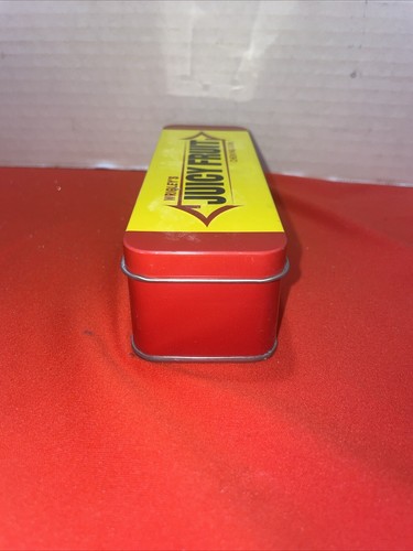 Wrigleys Juicy Fruit Metal Tin Can with Lid Empty- Estate Find - Picture 5 of 11