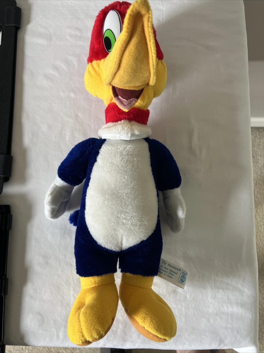 Multipet Dog Toy Woody Woodpecker Plush Laughing Bird Stuffed