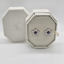 Swarovski Stella Orecchini Stella, Blu, Rodiato Star Studs 5639188