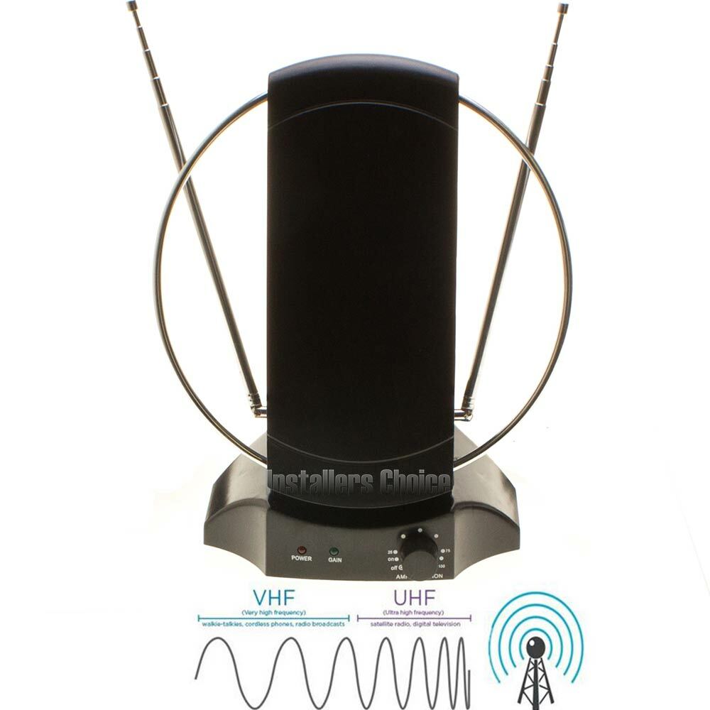 Amplified Tv Booster With Extender 50 Mile Lot