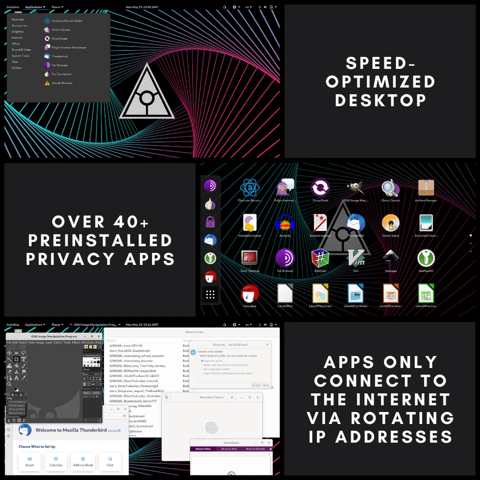 Zero Trace Pen: unidad anónima Tor Network todo en uno + billetera de criptomonedas Foto 3 de 4