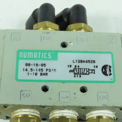 Numatics L12BA452B Valvola pneumatica 2 posizioni 145PSI 24VDC bobina con connettori da 1/4" - Foto 2 di 8
