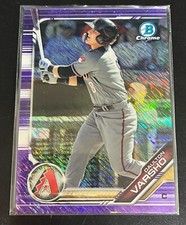 2019 Bowman Chrome - Prospects Purple Shimmer Refractor #BCP-179 Daulton Varsho