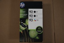 OEM HP92, HP93 Tricolor  Black Ink Value Pack C9513FN,C9362WN,C9361WN