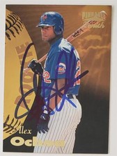 Alex Ochoa autographed baseball card (New York Mets) 1996 Pinnacle Zenith #123
