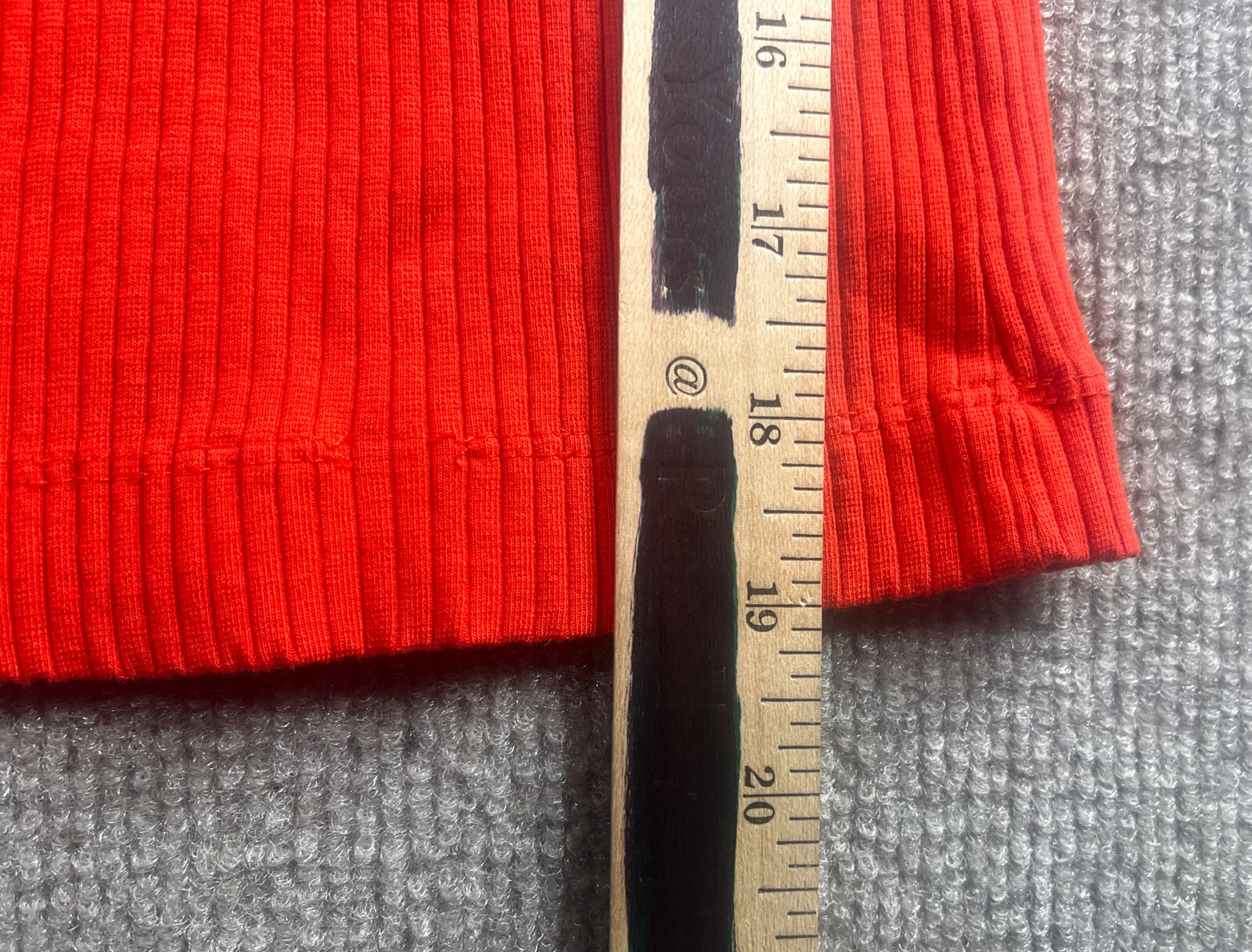 Zara Shirt Womens Small Orange Basic Solid Long S… - image 7