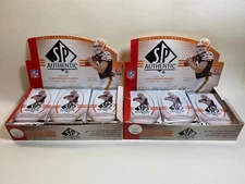 2007 Upper Deck SP Authentic Football Sealed Packs from 2 Hobby Boxes