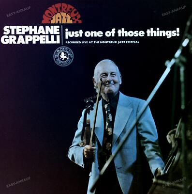 Stéphane Grappelli - Just One Of Those Things LP (VG+/VG+) '