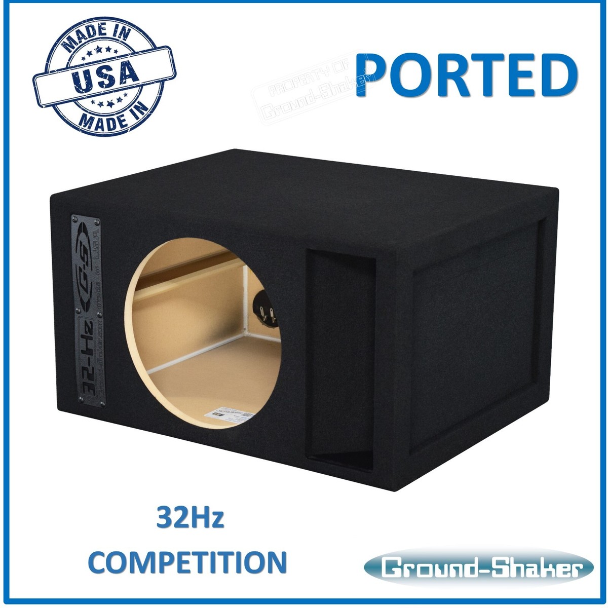 Speaker Box 32hz Single Ported Sub Box Subwoofer Enclosure Ground