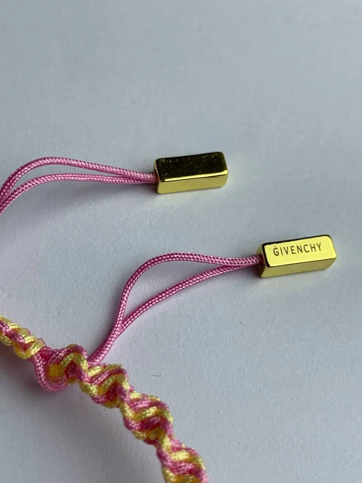 Pulsera estilo tela rosa oro Givenchy Foto 4 de 4