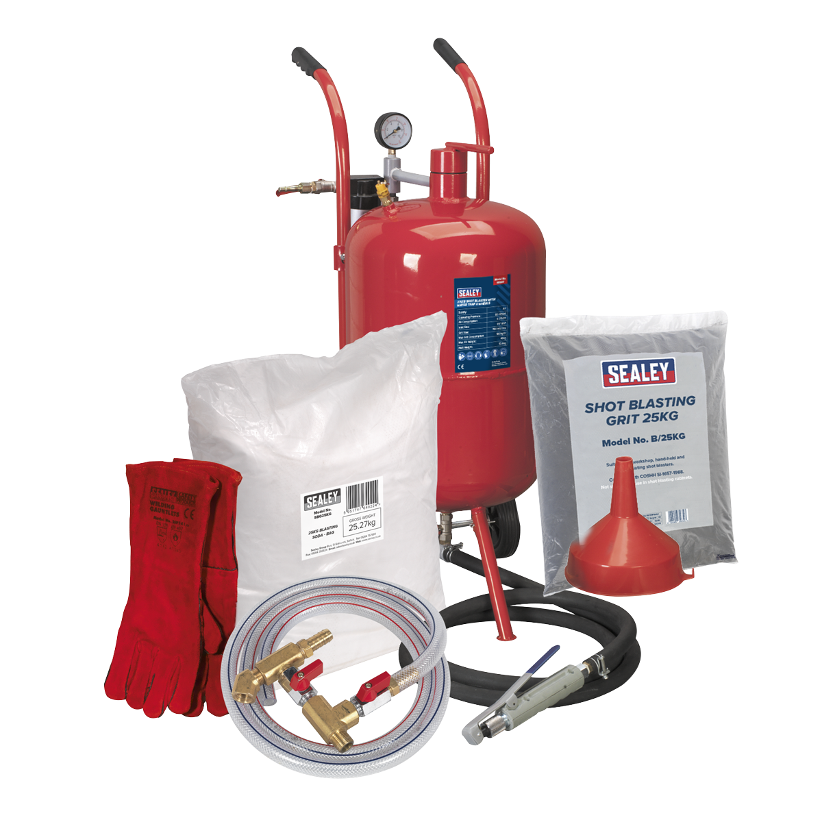 Sealey Shot & Soda Blasting Kit SBKITA - Image 5