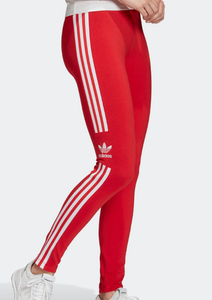 red and white adidas leggings