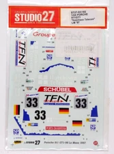 Decal Studio27 Porsche 911 GT1 Le Mans 1997 1:24 DC182 Hutchison Telecom Schubel