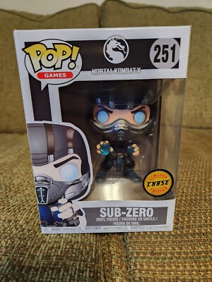 Funko Pop! Games Sub-Zero Mortal Kombat X Limited Edition Chase #251