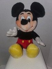 Vintage Mickey Mouse Plush Made In Korea Disneyland Walt Disney World 14  CLEAN