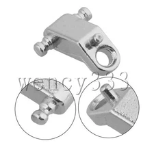 String Tree Roller Guide for Electric Guitar 0.43"x0.2"x0.12" Silver Pack of 2