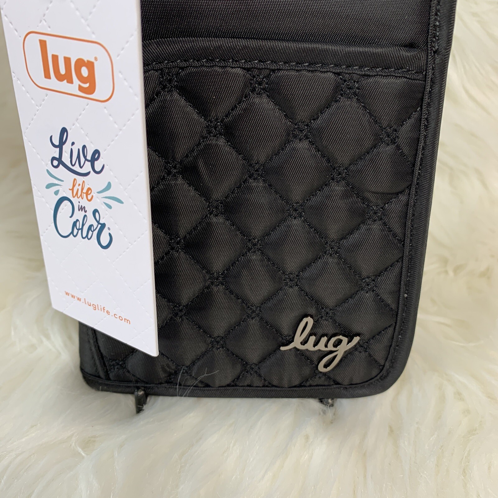 Lug Pilot Passport Travel Wallet NWT Midnight Black eBay