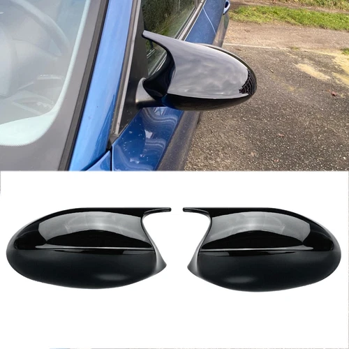 For BMW E90 E91 E92 E93 PRE-LCI Gloss Black M3 Style Side Mirror Cover Cap