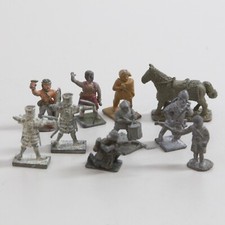 D D Dungeons Dragons Metal Miniatures RPG Grenadier 70's 80's Lot of 10 B5