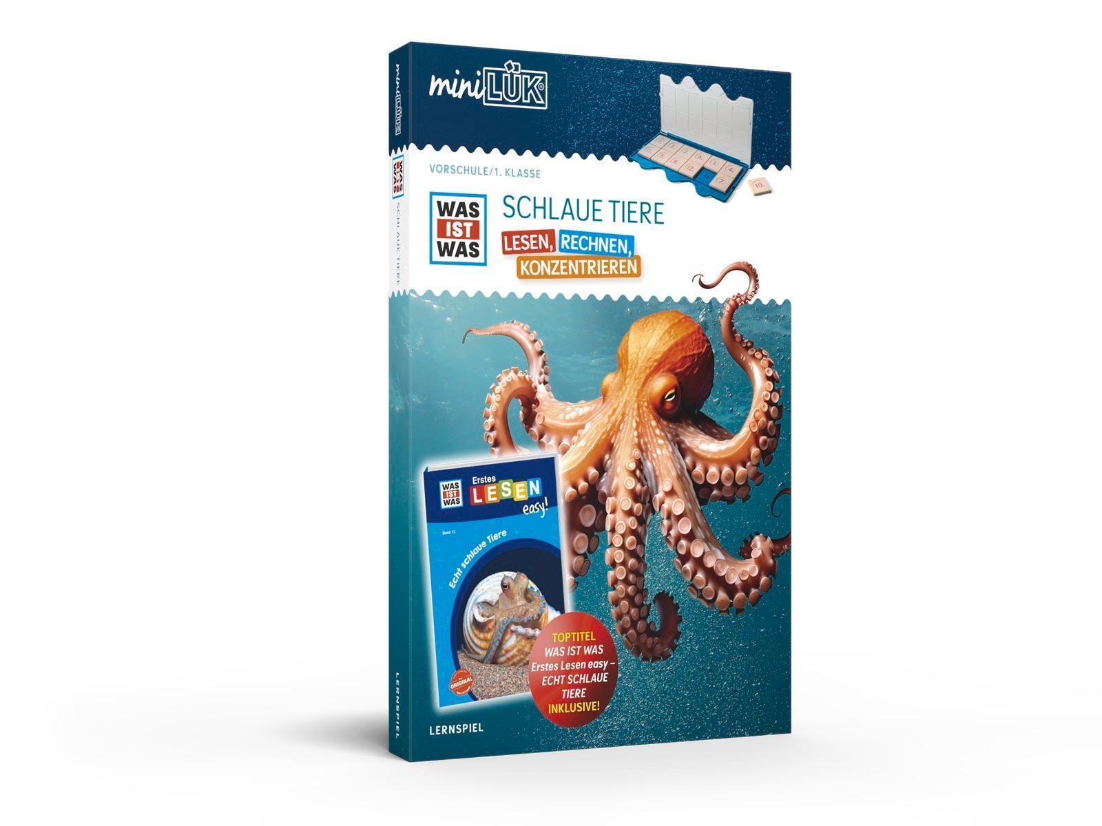 Minilük-set. Was Ist Was Schlaue Tiere Lesen, Rechnen, Konzentrieren