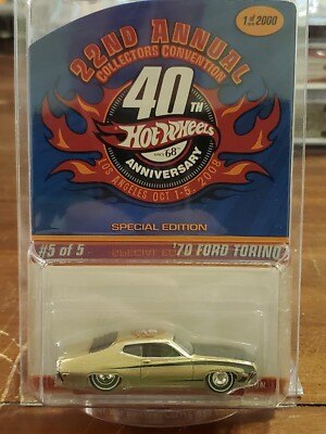 Hot Wheels 2008 22nd Annual Convention '70 Ford Torino Finale Car
