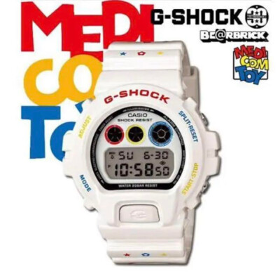 DW6900MT-7　G-SHOCK×BE@RBRICK限定　　ホワイト Casio G-Shock x MEDICOM TOY BE@RBRICK Men's Watch DW-6900MT