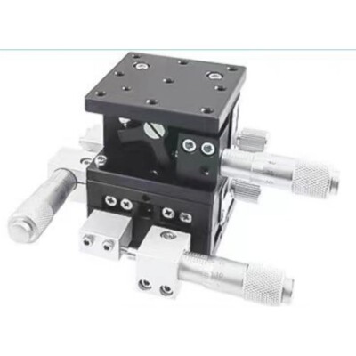 XYZ 3 Axis Linear Stage Trimming Platform Bearing Tuning Sliding Table50*50 LD50