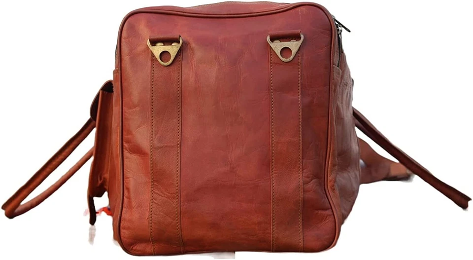 Damen Leder Groß Vintage Duffle Reise Wochenende Reisetasche 76.2cmX27.9cmX11 " - Bild 2 von 4
