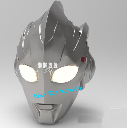 Ultraman X 1/1 Ultraman Helmet Resin Wearable Led Cosplay Mask Collectible Toys - Picture 1 of 12