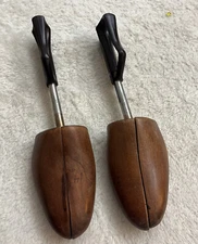 Vintage Wooden Shoe Tree Stretcher Keepers by Rochester Shoe Tree Co. No 5