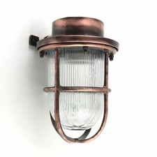 Solid Brass Bulkhead Wall Outdoor Indoor Light Industrial Style APOLLON
