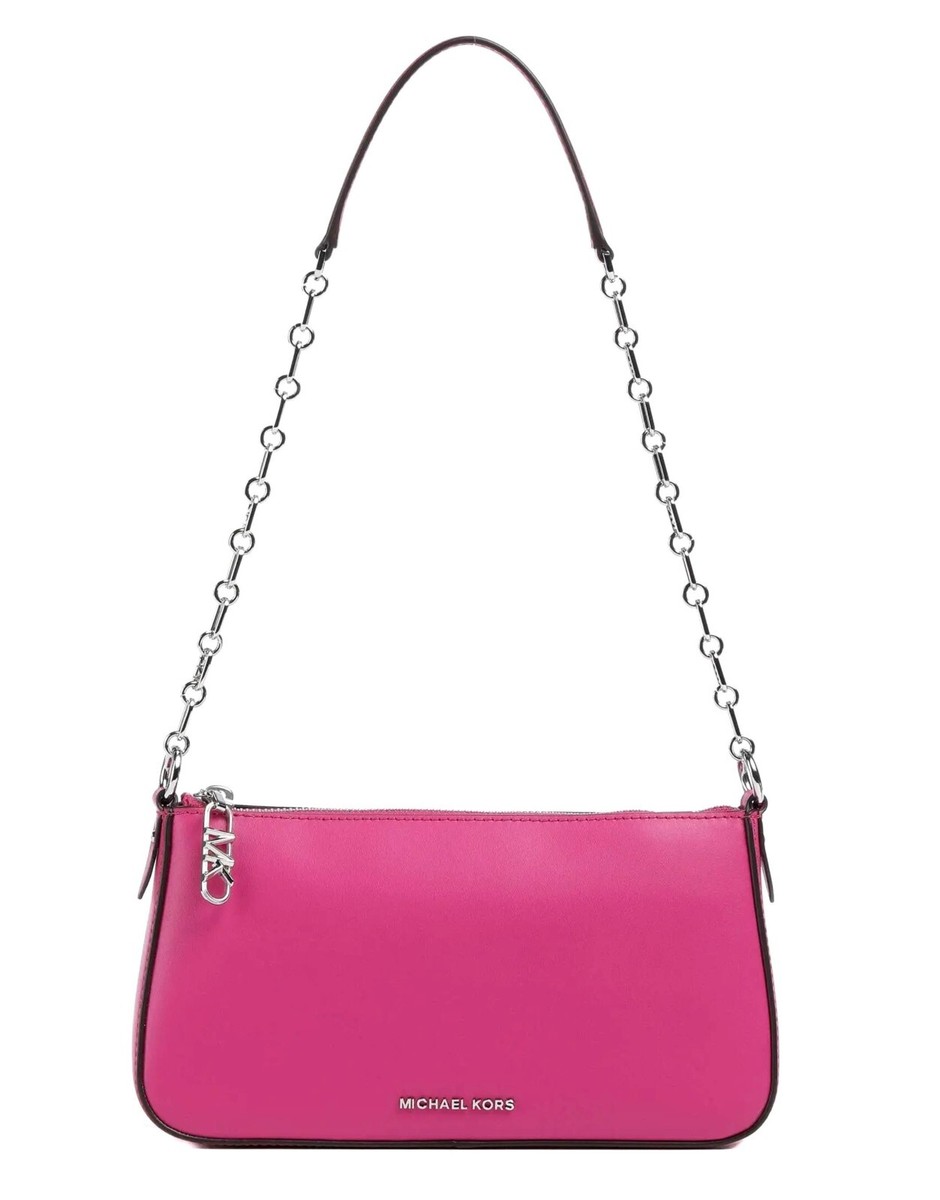 Michael Kors Bag Shoulder Bag Empire MD Chain Pouchette Leather D