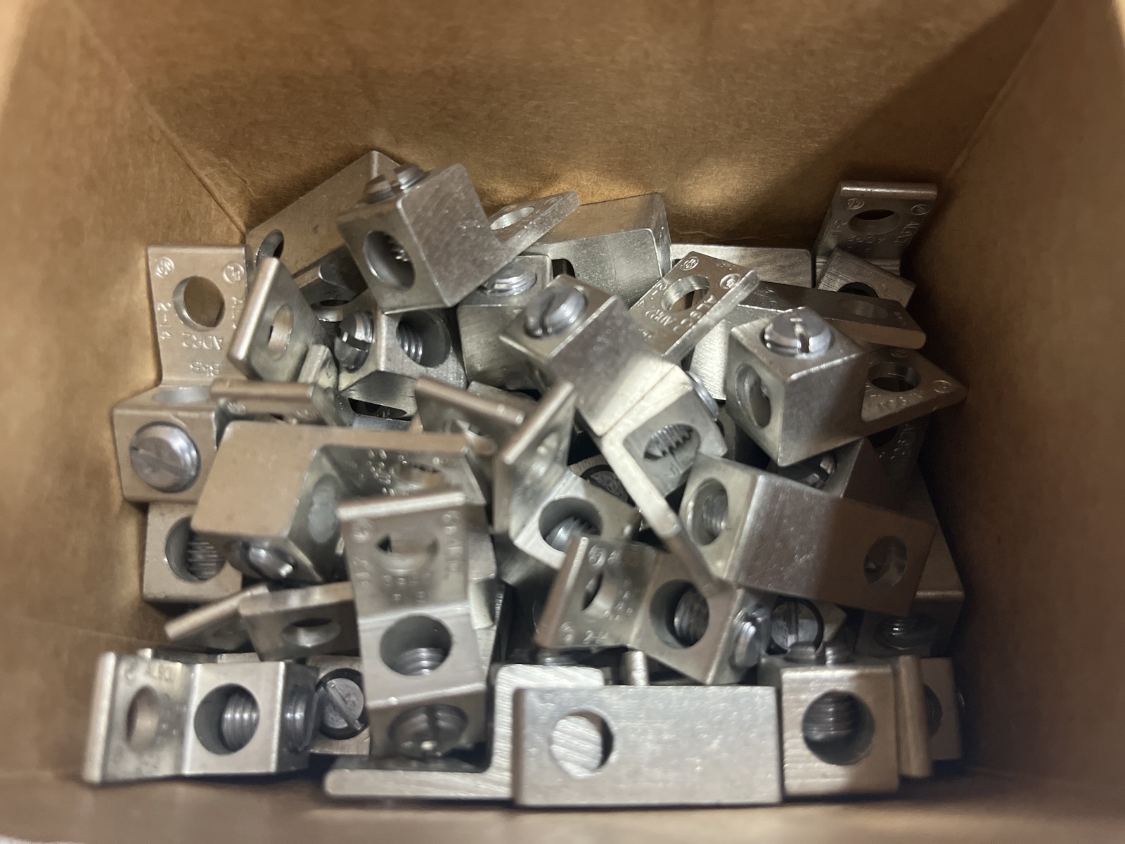 50pk Blackburn ADR2 Connector Aluminum Dual Rated Lug 2/0-14AWG