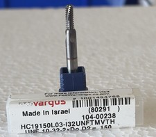 10-32 UNF 4Flute Solid Carbide Thread Mill - TiAlN Coated - Full Form