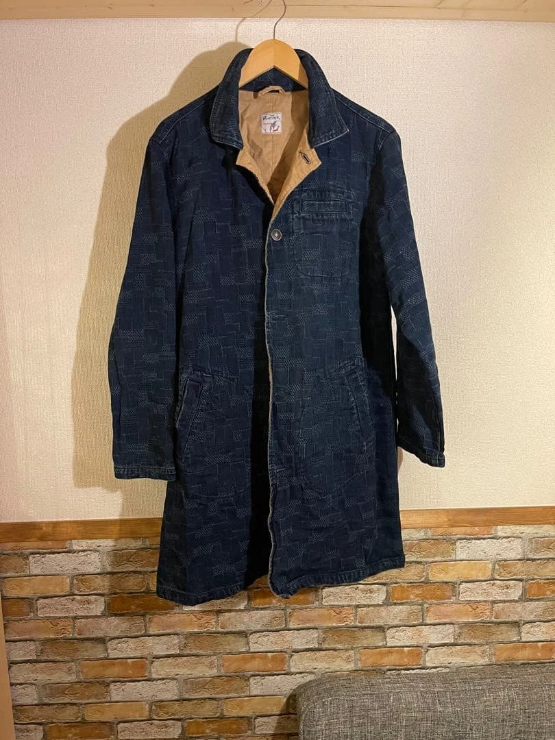 Blue Trick Denim Coat Size 4 Blue Men's Jacket