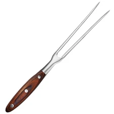 Heavy Duty Stainless Steel Carving Fork 11.6 Inch BBQ Meat Fork & Serving For...