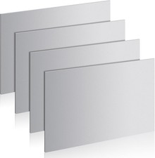 12" x 9" 18 Gauge Steel Sheets Metal Cold Rolled Steel Plate, 4 Pcs Weldable