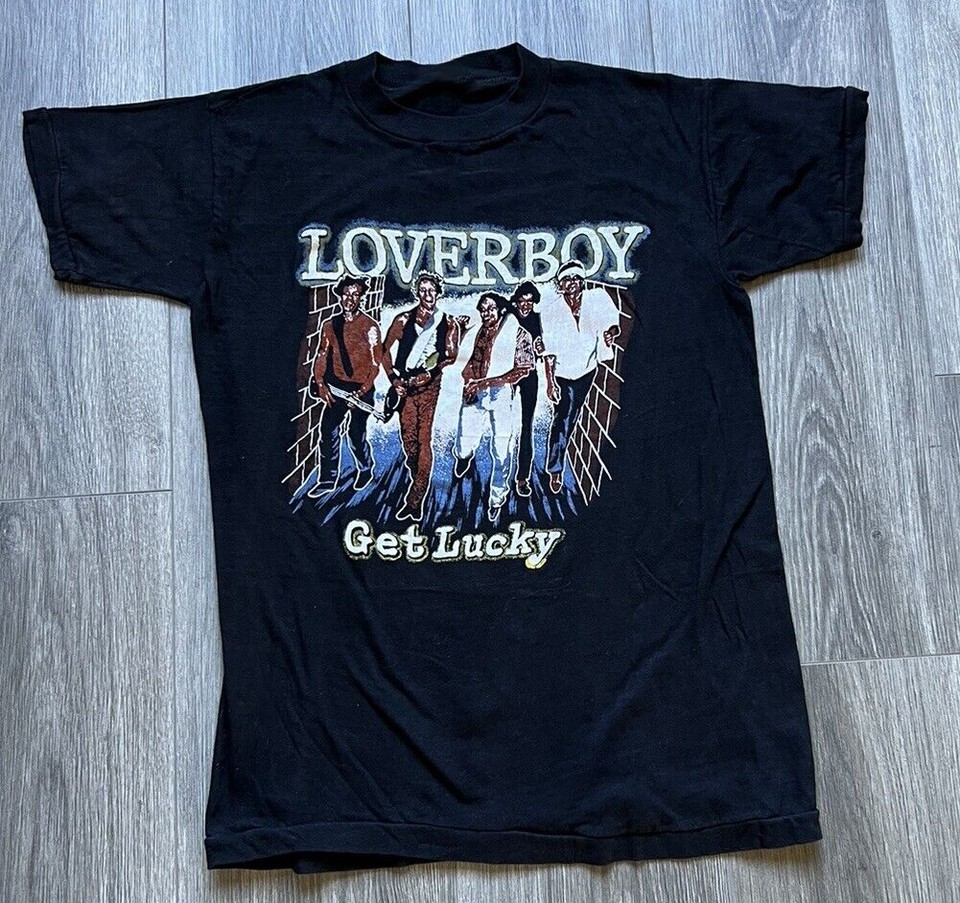 Loverboy Band Tour Album Unisex Heavy Cotton T-Shirt Full Size MC690