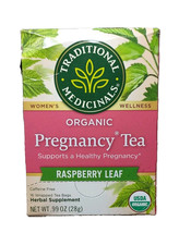 Traditional Medicinals Raspberry Leaf Tea 16 Ct Organic Pregnancy Herbal READ