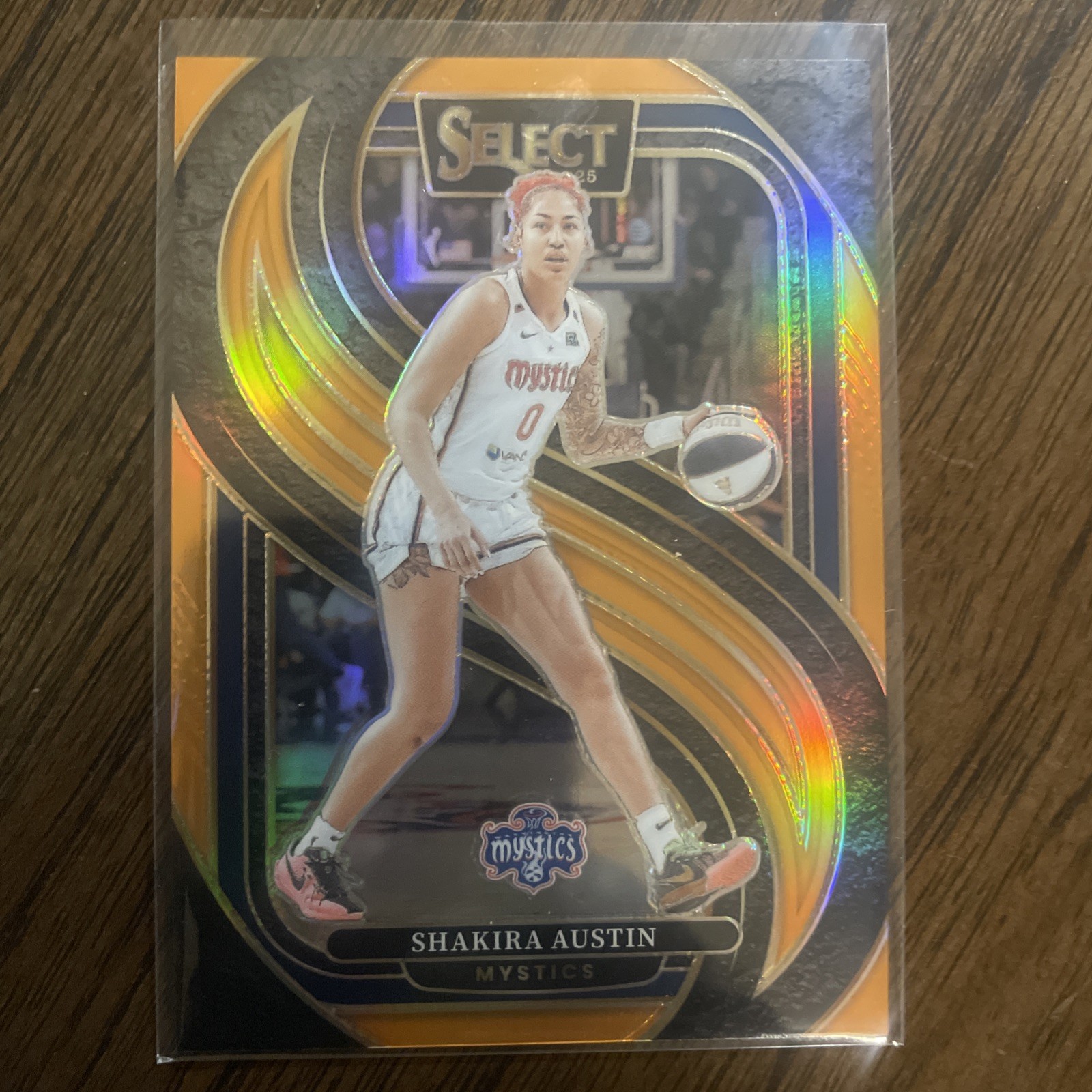 2025 Panini Select WNBA SHAKIRA AUSTIN ORANGE PRIZM MYSTICS /125 #197
