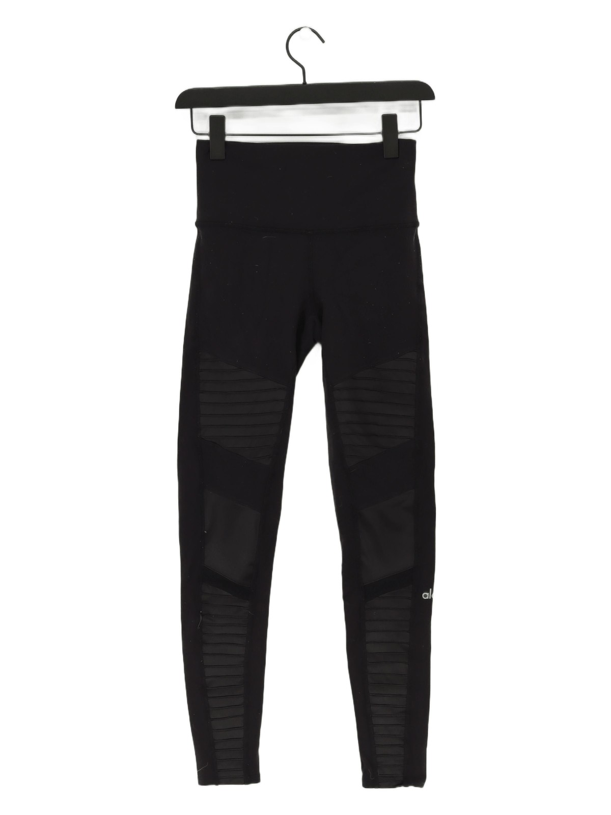 ALTRA Leggings donna Alo S nero a righe 100% altro lunghezza intera