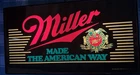 Vintage Miller High Life Beer Light RARE Working lite Beer Sign.