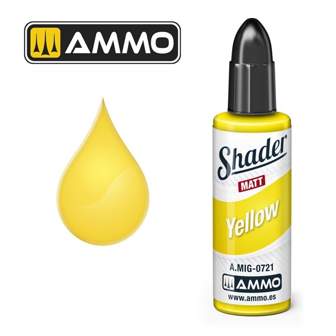 Ammo MIG A.MIG-0721 - Matt Shader Yellow - New