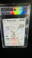 Reshiram ex #173/086 SR Full Art Holo DCM Gem Mint 10 White Flare Pokemon on eBay