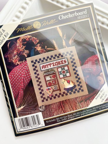 MILL HILL Antique Shop Buttoned Beaded Kit Out of Print OOP Rocking Horse